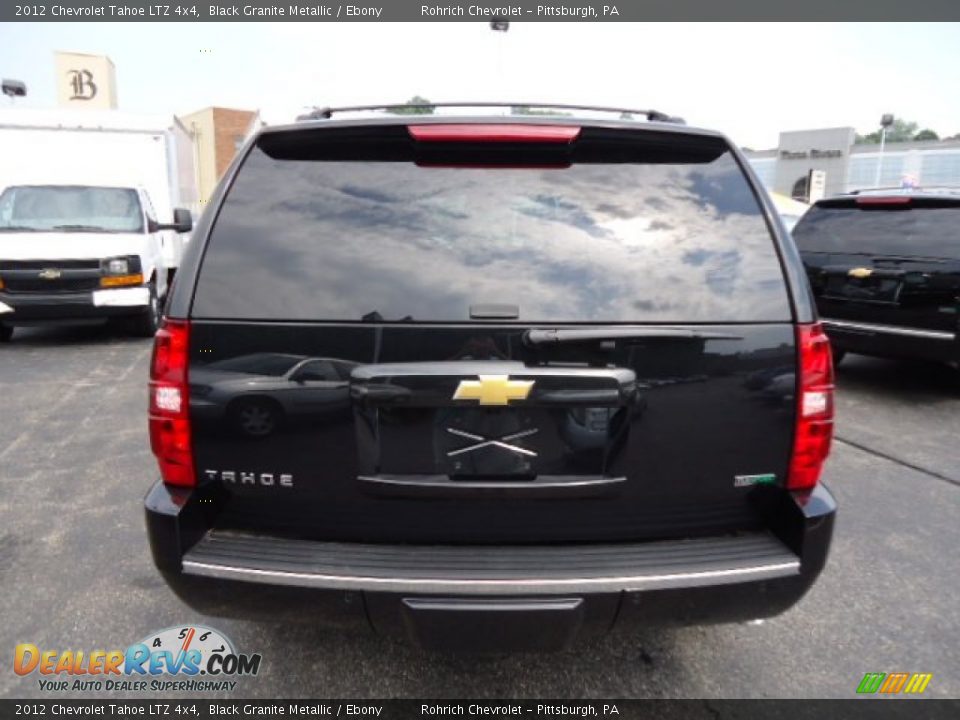 2012 Chevrolet Tahoe LTZ 4x4 Black Granite Metallic / Ebony Photo #3
