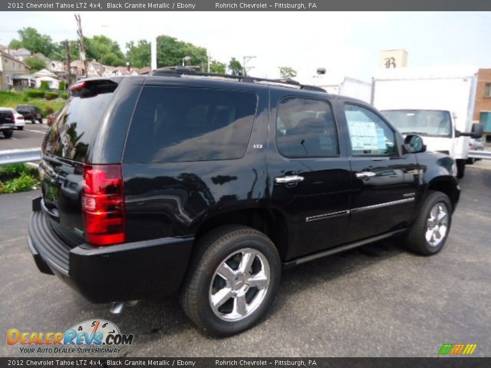 2012 Chevrolet Tahoe LTZ 4x4 Black Granite Metallic / Ebony Photo #4