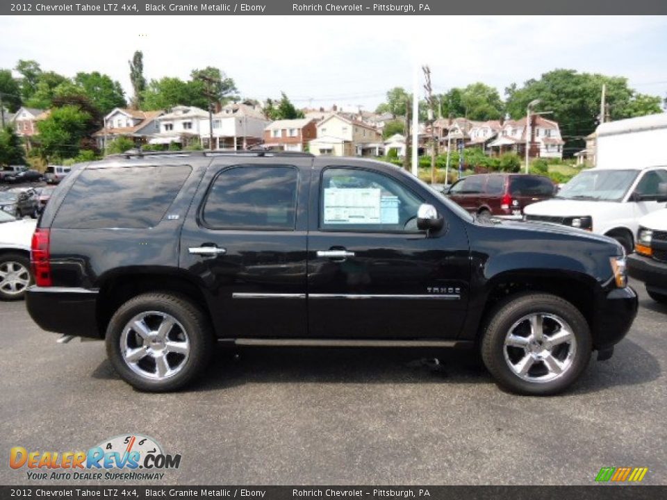 2012 Chevrolet Tahoe LTZ 4x4 Black Granite Metallic / Ebony Photo #5