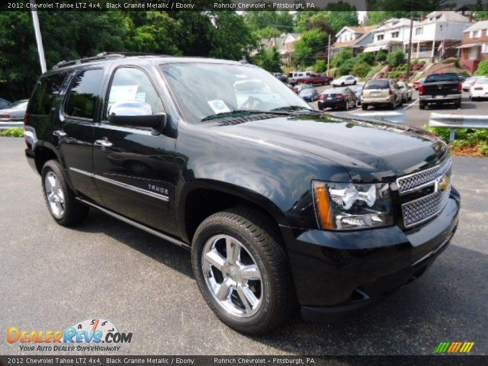 2012 Chevrolet Tahoe LTZ 4x4 Black Granite Metallic / Ebony Photo #6