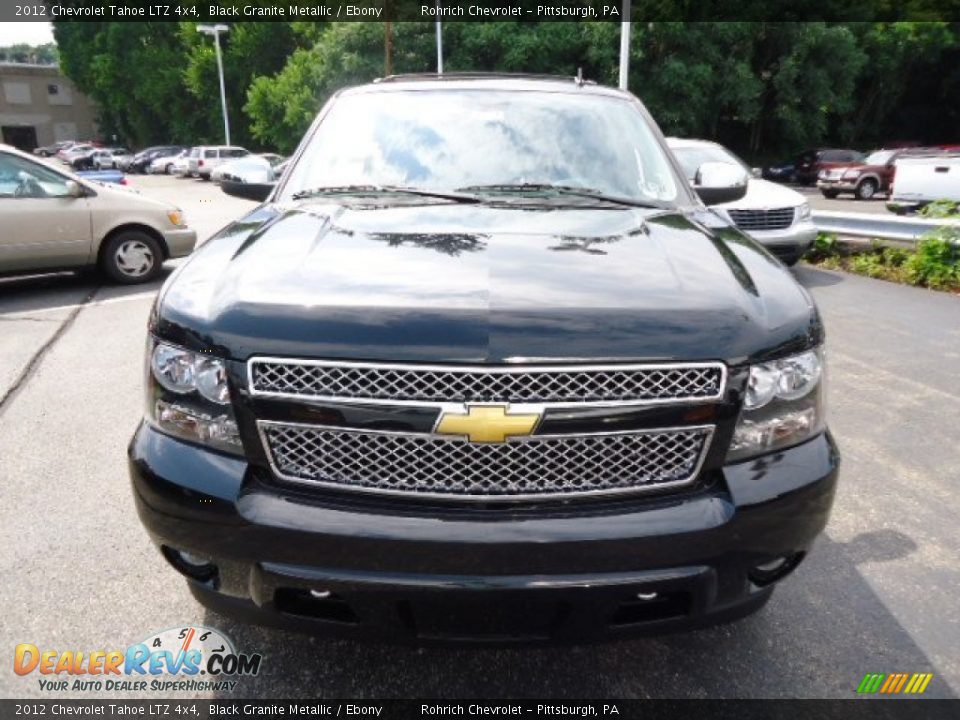 2012 Chevrolet Tahoe LTZ 4x4 Black Granite Metallic / Ebony Photo #7