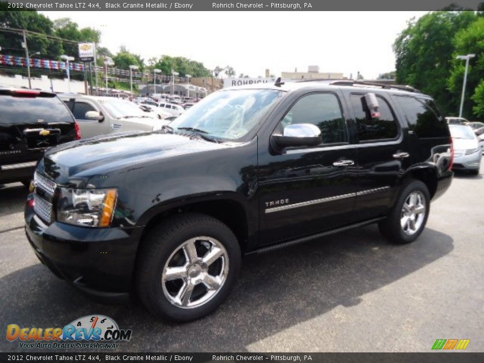 2012 Chevrolet Tahoe LTZ 4x4 Black Granite Metallic / Ebony Photo #8