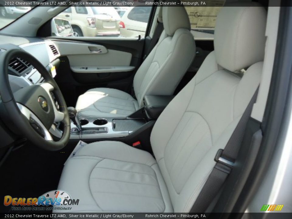 2012 Chevrolet Traverse LTZ AWD Silver Ice Metallic / Light Gray/Ebony Photo #10