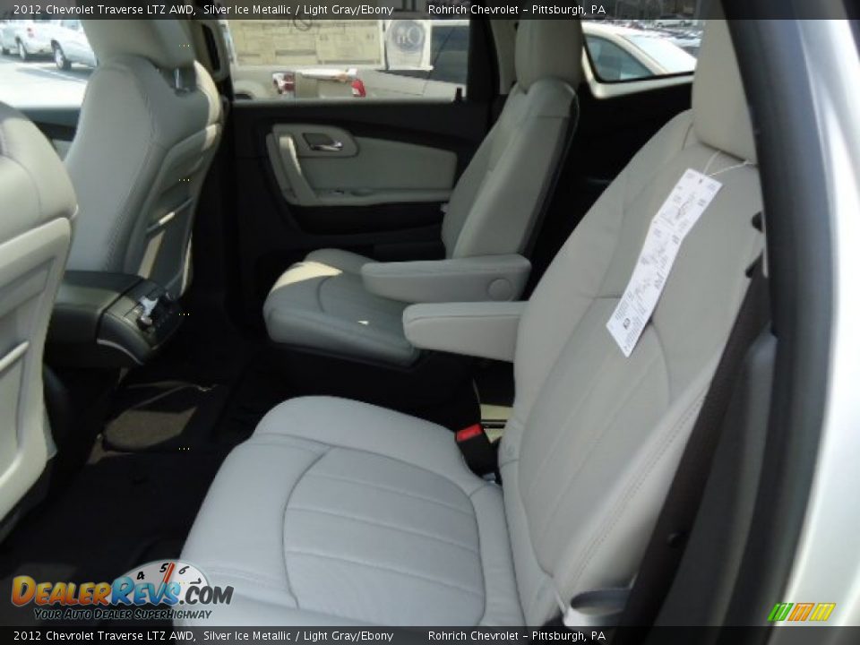 2012 Chevrolet Traverse LTZ AWD Silver Ice Metallic / Light Gray/Ebony Photo #11