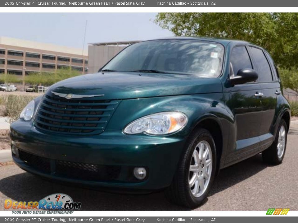 2009 Chrysler PT Cruiser Touring Melbourne Green Pearl / Pastel Slate Gray Photo #5