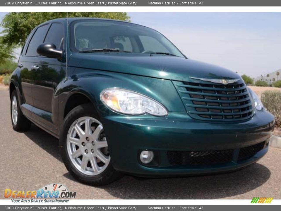 2009 Chrysler PT Cruiser Touring Melbourne Green Pearl / Pastel Slate Gray Photo #9