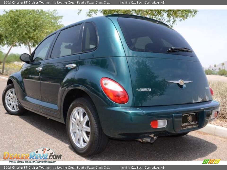 2009 Chrysler PT Cruiser Touring Melbourne Green Pearl / Pastel Slate Gray Photo #12