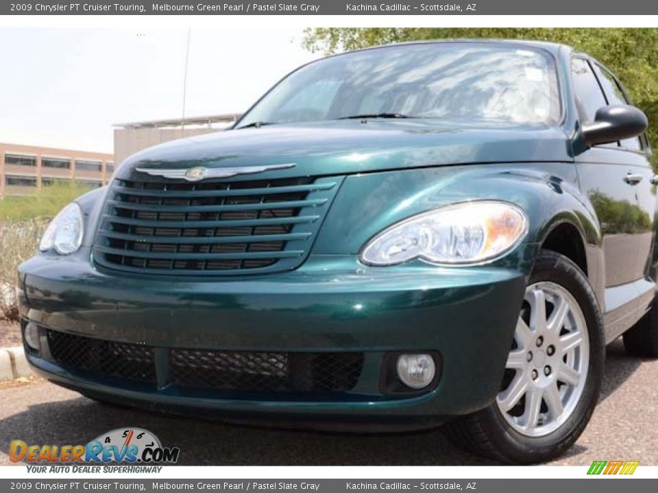 2009 Chrysler PT Cruiser Touring Melbourne Green Pearl / Pastel Slate Gray Photo #15