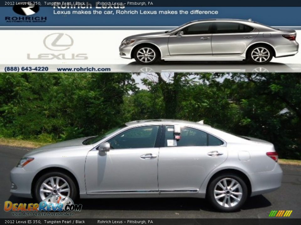 2012 Lexus ES 350 Tungsten Pearl / Black Photo #1