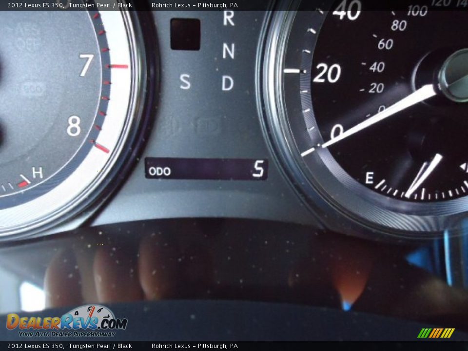 2012 Lexus ES 350 Tungsten Pearl / Black Photo #20