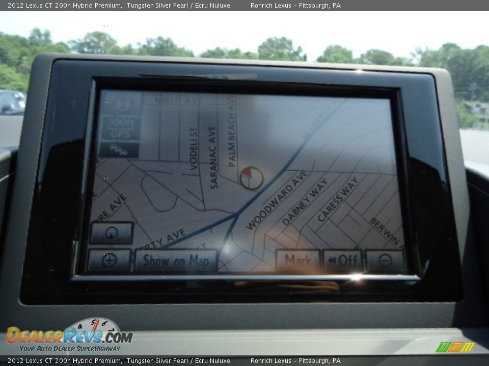 2012 Lexus CT 200h Hybrid Premium Tungsten Silver Pearl / Ecru Nuluxe Photo #17