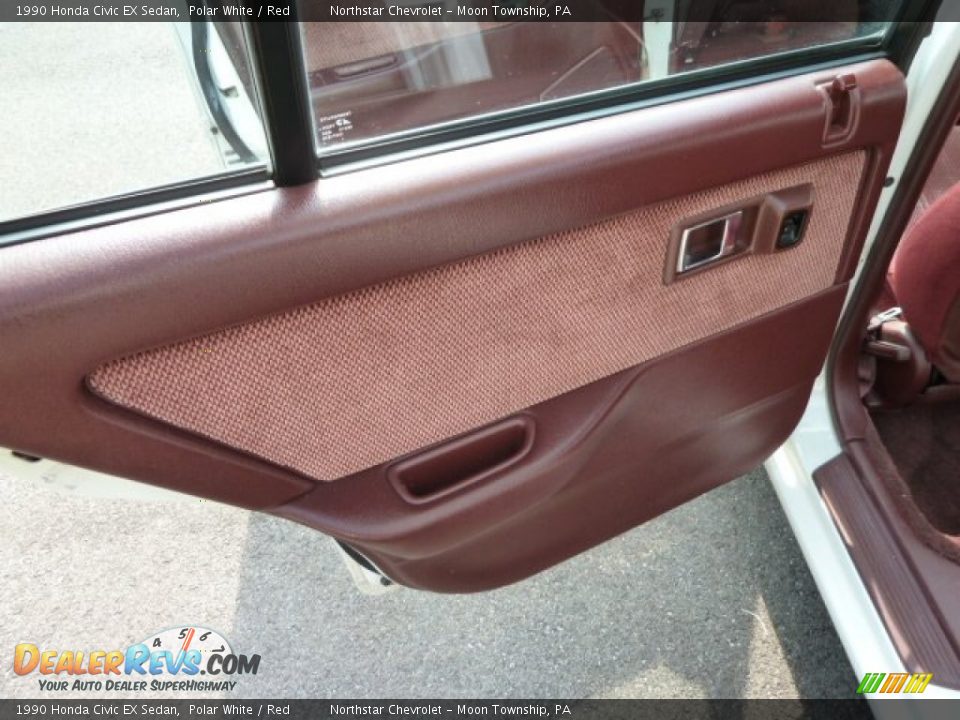 Door Panel of 1990 Honda Civic EX Sedan Photo #10