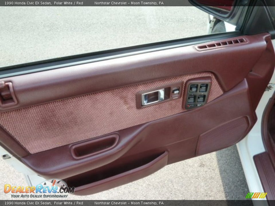 Door Panel of 1990 Honda Civic EX Sedan Photo #11