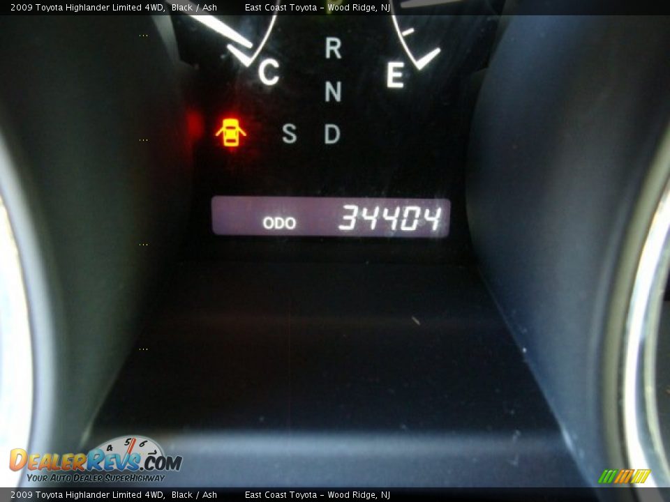 2009 Toyota Highlander Limited 4WD Black / Ash Photo #10