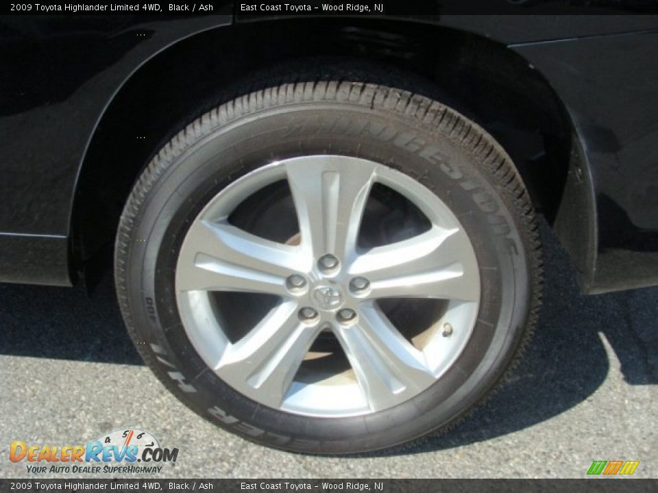 2009 Toyota Highlander Limited 4WD Black / Ash Photo #14
