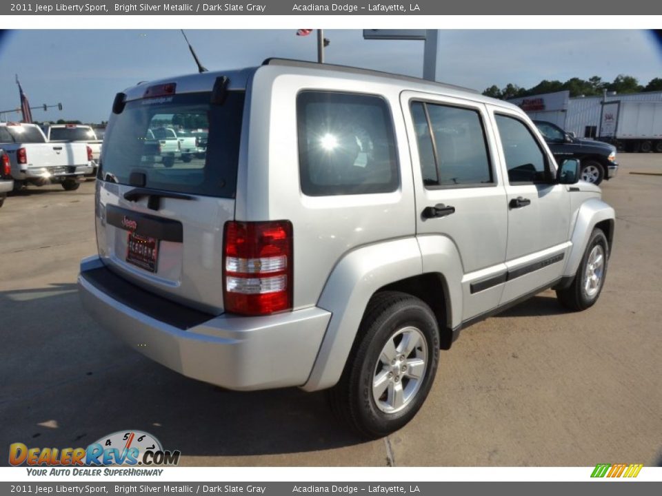 2011 Jeep Liberty Sport Bright Silver Metallic / Dark Slate Gray Photo #5