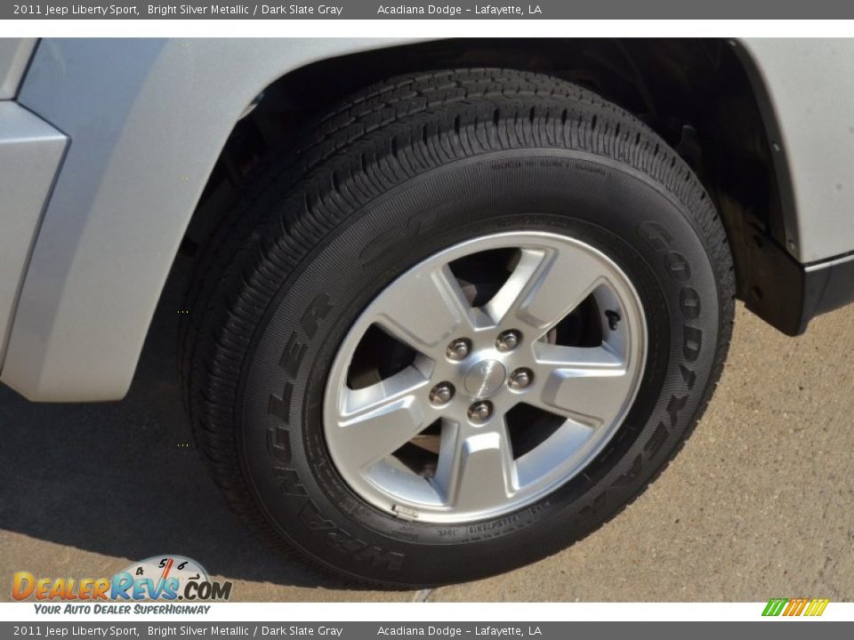 2011 Jeep Liberty Sport Bright Silver Metallic / Dark Slate Gray Photo #6