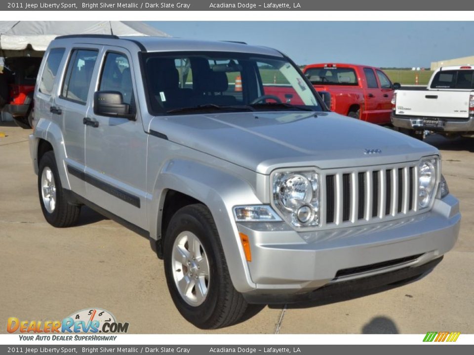 2011 Jeep Liberty Sport Bright Silver Metallic / Dark Slate Gray Photo #7