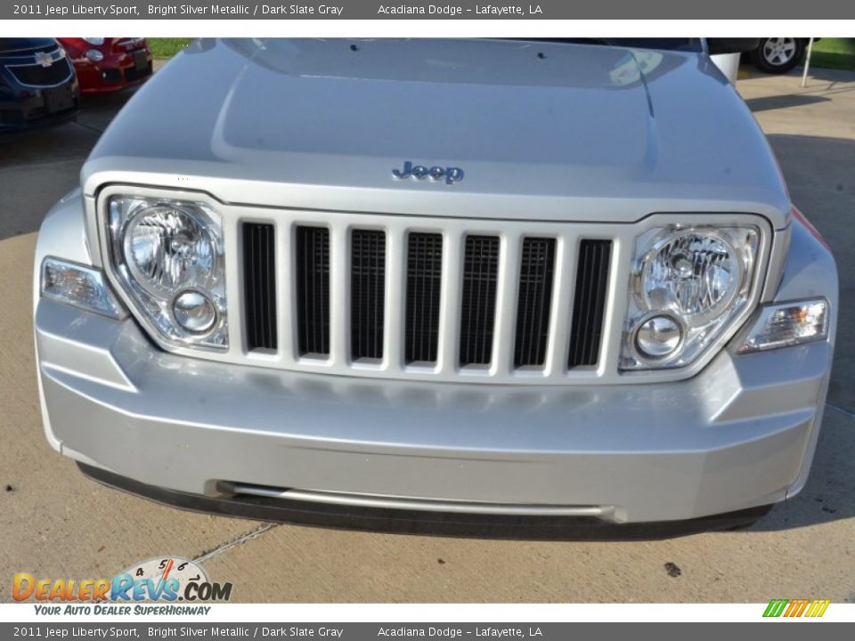 2011 Jeep Liberty Sport Bright Silver Metallic / Dark Slate Gray Photo #8