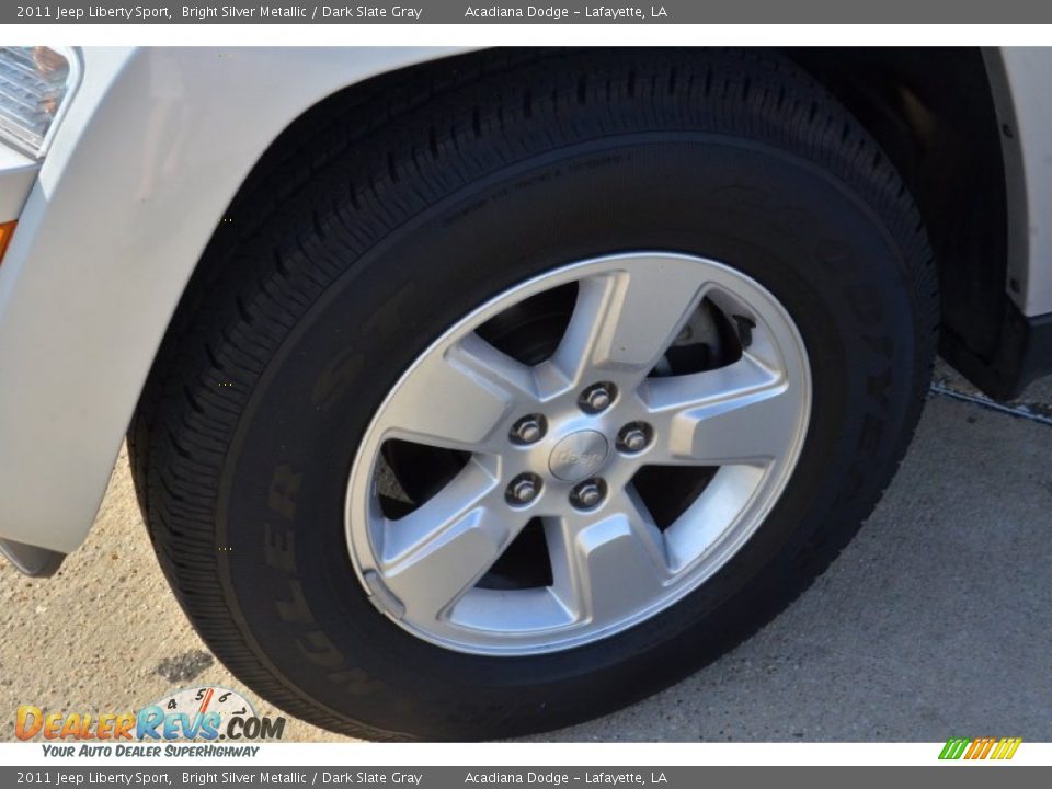 2011 Jeep Liberty Sport Bright Silver Metallic / Dark Slate Gray Photo #10