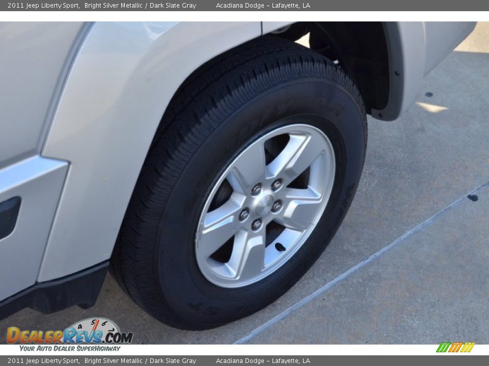 2011 Jeep Liberty Sport Bright Silver Metallic / Dark Slate Gray Photo #11
