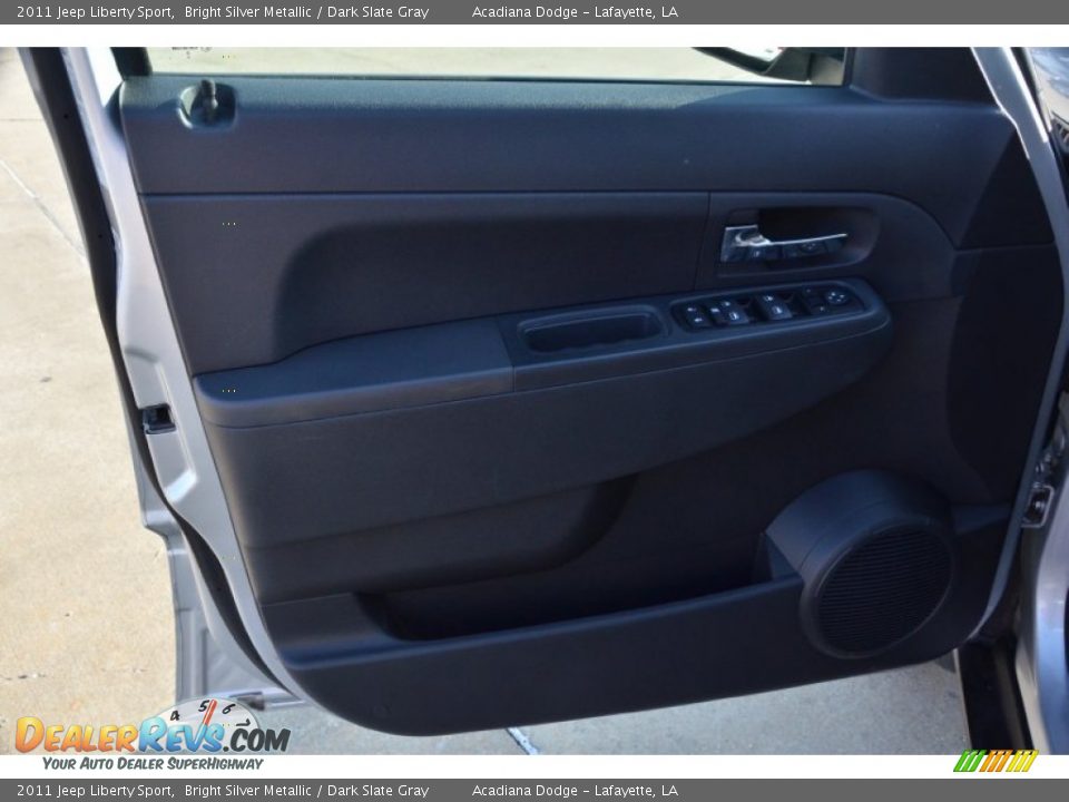 2011 Jeep Liberty Sport Bright Silver Metallic / Dark Slate Gray Photo #12