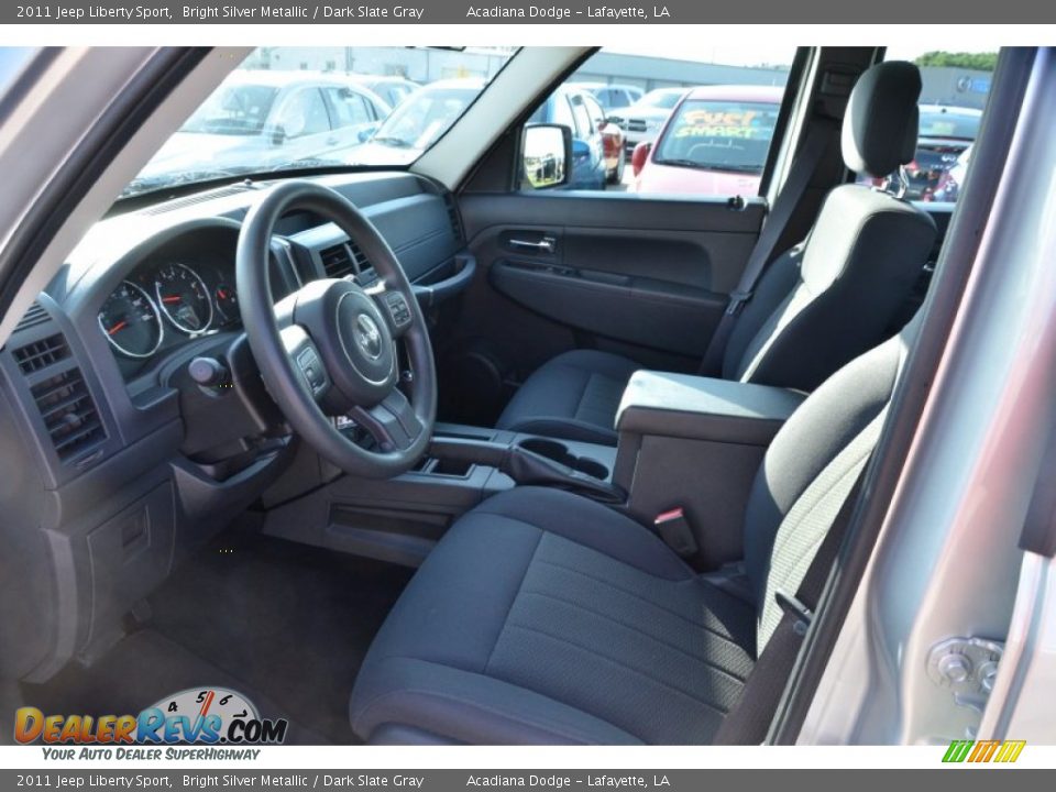 2011 Jeep Liberty Sport Bright Silver Metallic / Dark Slate Gray Photo #13