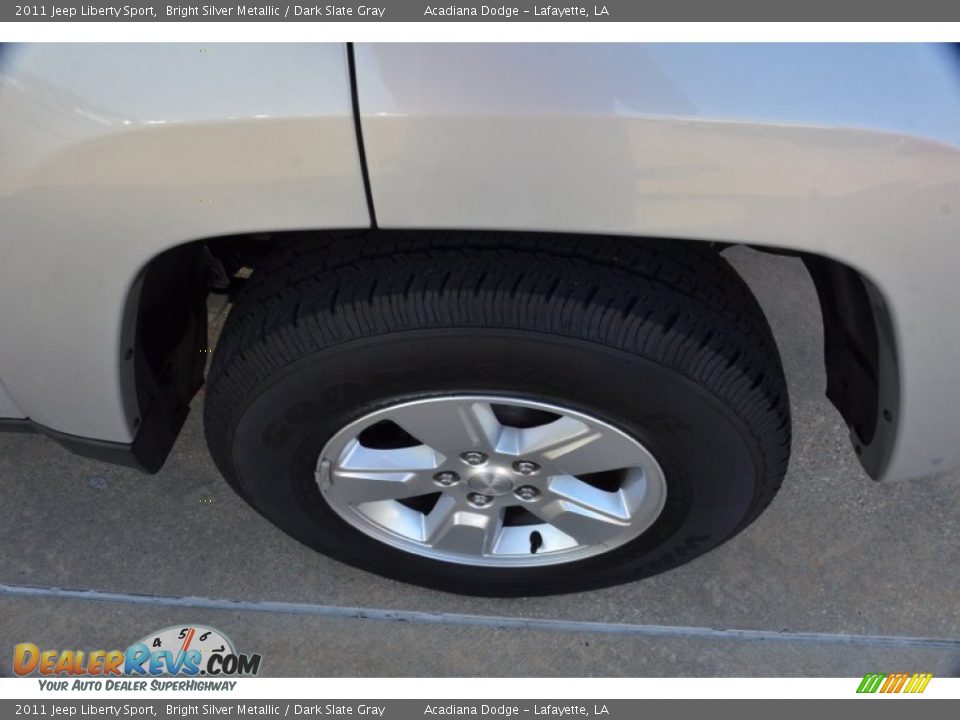 2011 Jeep Liberty Sport Bright Silver Metallic / Dark Slate Gray Photo #14