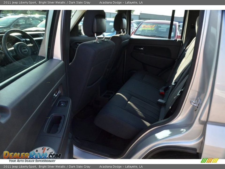 2011 Jeep Liberty Sport Bright Silver Metallic / Dark Slate Gray Photo #15