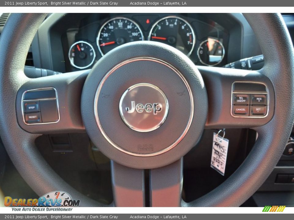 2011 Jeep Liberty Sport Bright Silver Metallic / Dark Slate Gray Photo #18