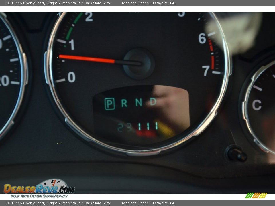 2011 Jeep Liberty Sport Bright Silver Metallic / Dark Slate Gray Photo #21