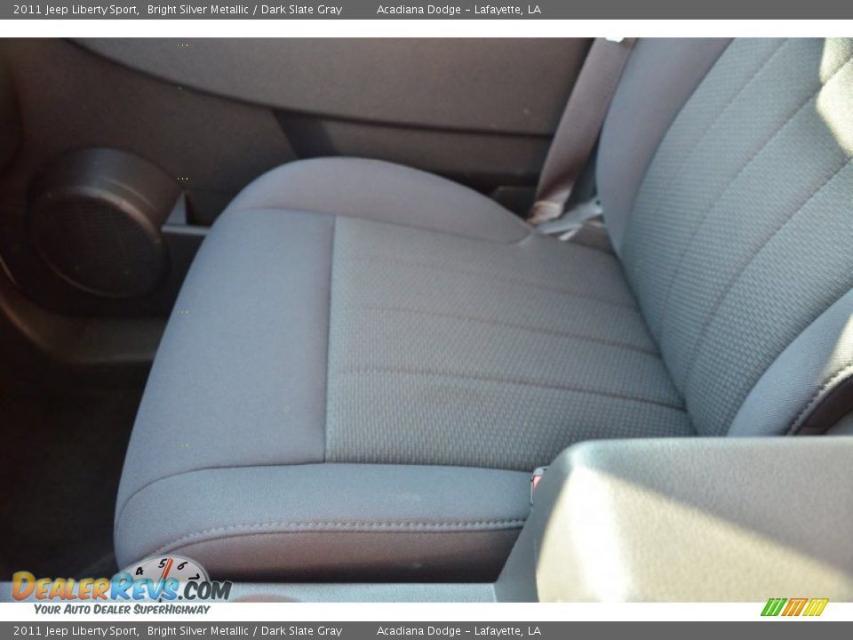 2011 Jeep Liberty Sport Bright Silver Metallic / Dark Slate Gray Photo #24