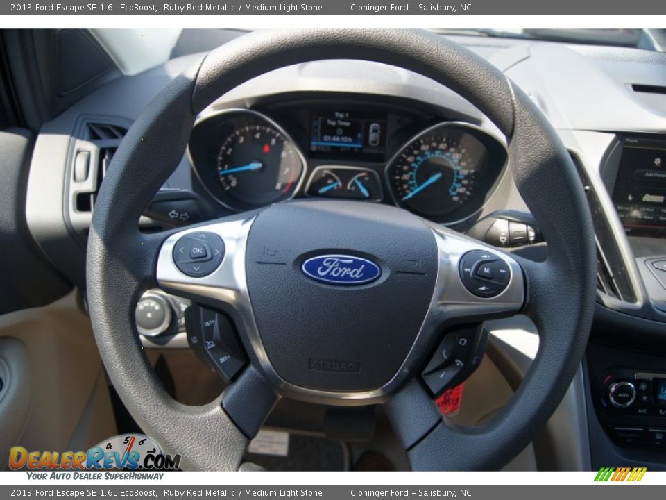 2013 Ford Escape SE 1.6L EcoBoost Ruby Red Metallic / Medium Light Stone Photo #21