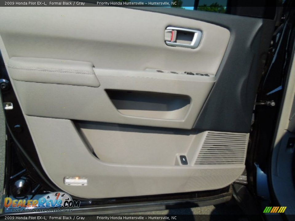 2009 Honda Pilot EX-L Formal Black / Gray Photo #10