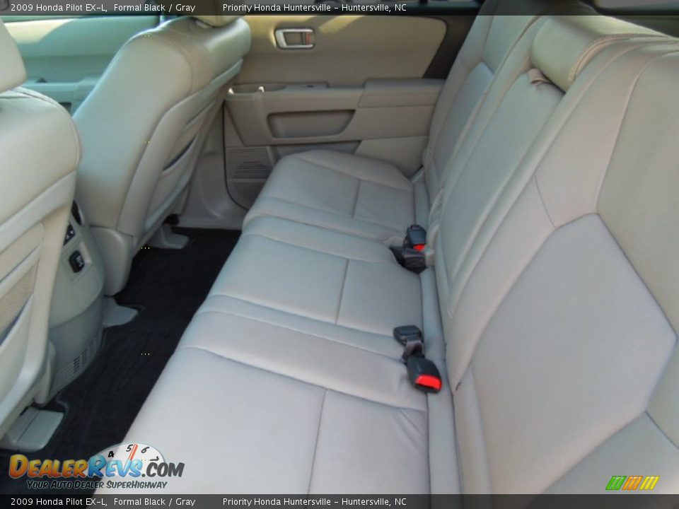 2009 Honda Pilot EX-L Formal Black / Gray Photo #15