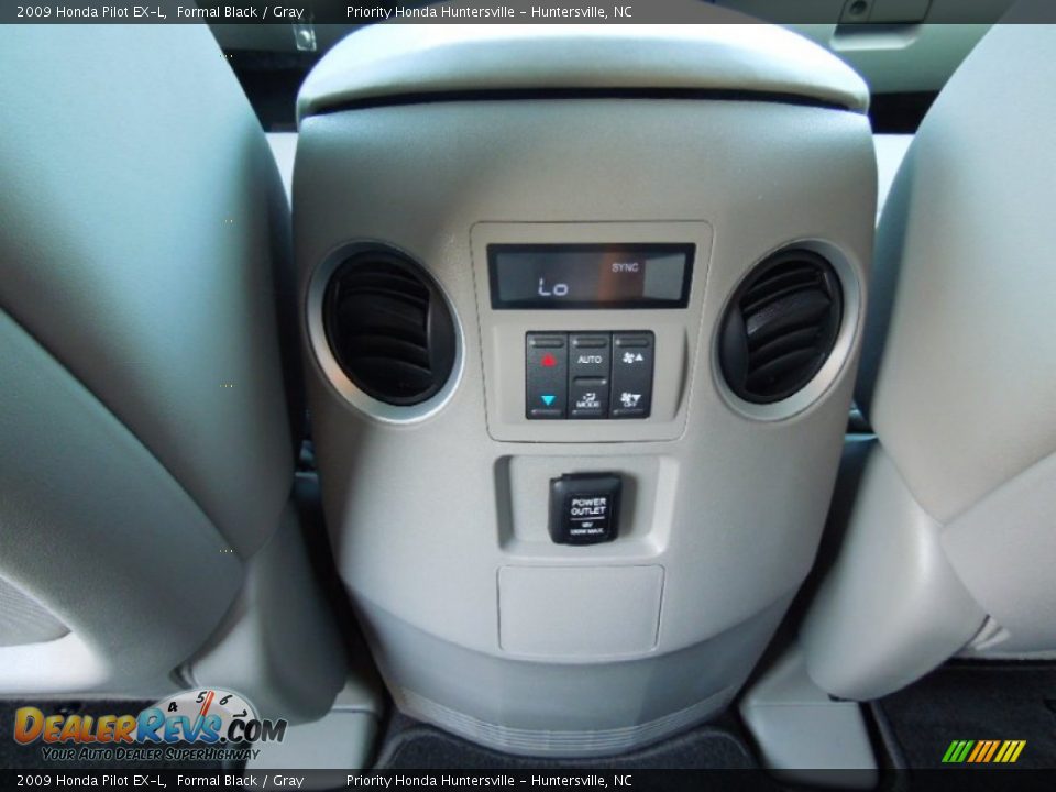2009 Honda Pilot EX-L Formal Black / Gray Photo #16