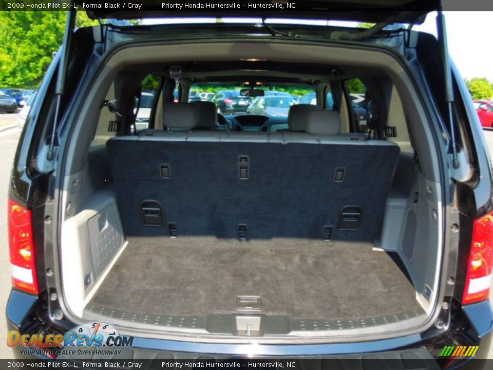 2009 Honda Pilot EX-L Formal Black / Gray Photo #19