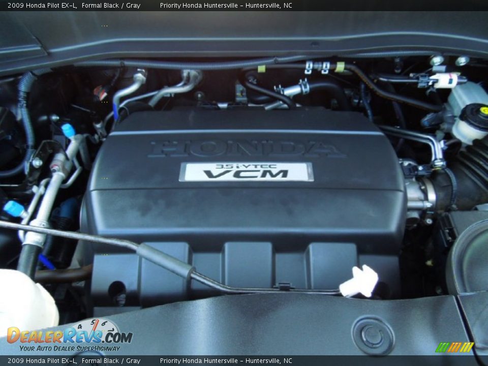 2009 Honda Pilot EX-L Formal Black / Gray Photo #26