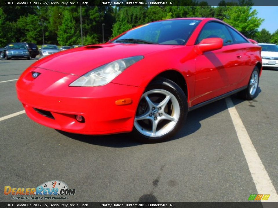 2001 Toyota Celica GT-S Absolutely Red / Black Photo #1