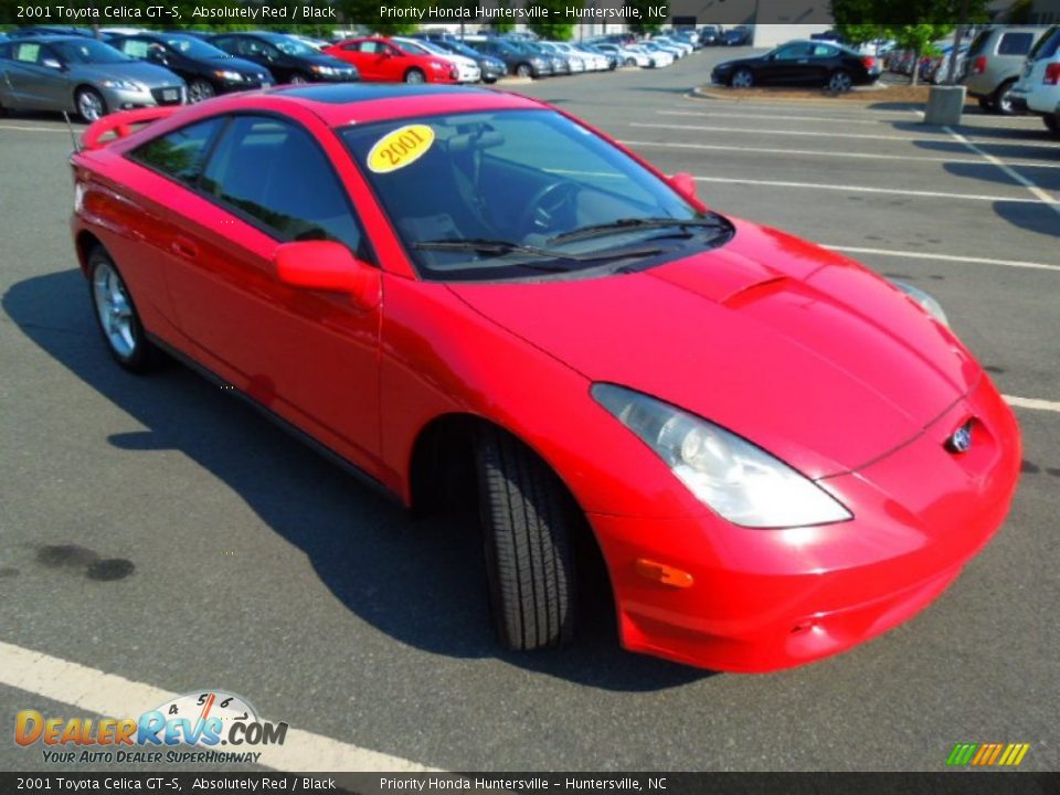 2001 Toyota Celica GT-S Absolutely Red / Black Photo #2
