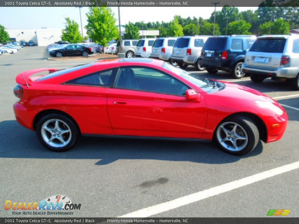 2001 Toyota Celica GT-S Absolutely Red / Black Photo #3