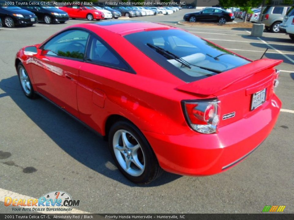 2001 Toyota Celica GT-S Absolutely Red / Black Photo #5
