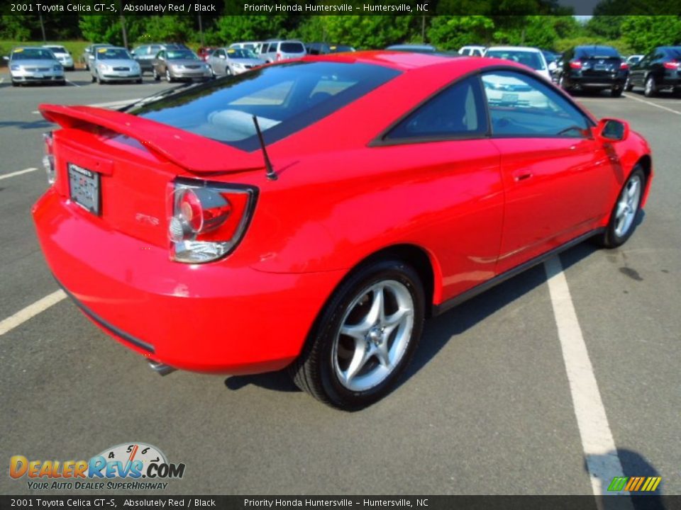 2001 Toyota Celica GT-S Absolutely Red / Black Photo #6