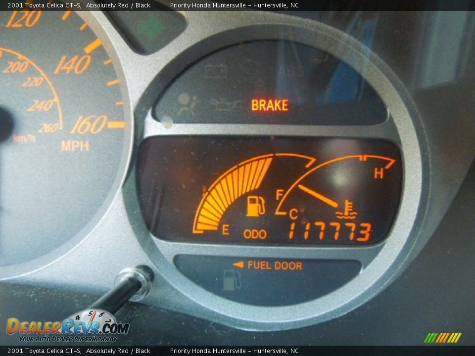 2001 Toyota Celica GT-S Absolutely Red / Black Photo #15