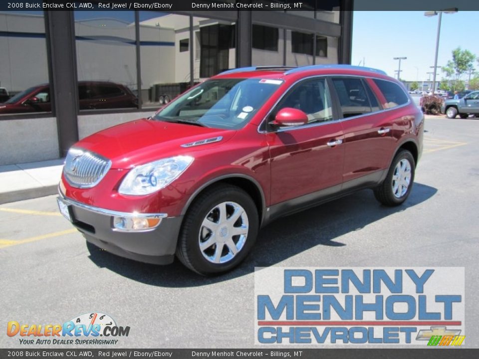 2008 Buick Enclave CXL AWD Red Jewel / Ebony/Ebony Photo #1