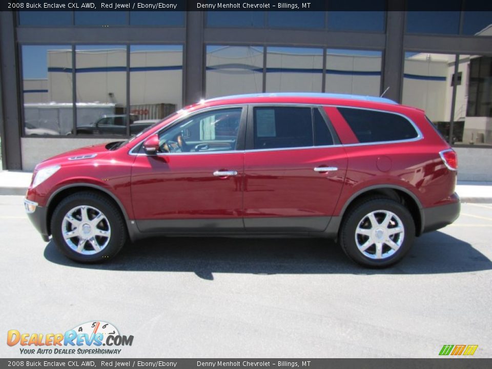 2008 Buick Enclave CXL AWD Red Jewel / Ebony/Ebony Photo #2