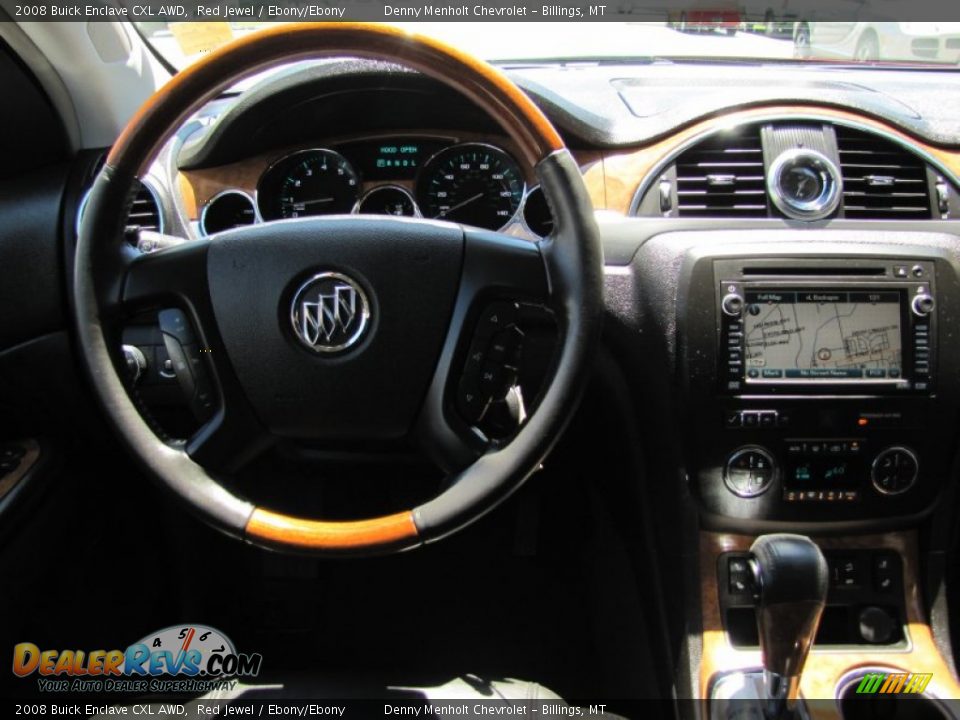 2008 Buick Enclave CXL AWD Red Jewel / Ebony/Ebony Photo #4