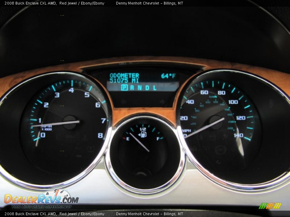 2008 Buick Enclave CXL AWD Red Jewel / Ebony/Ebony Photo #5