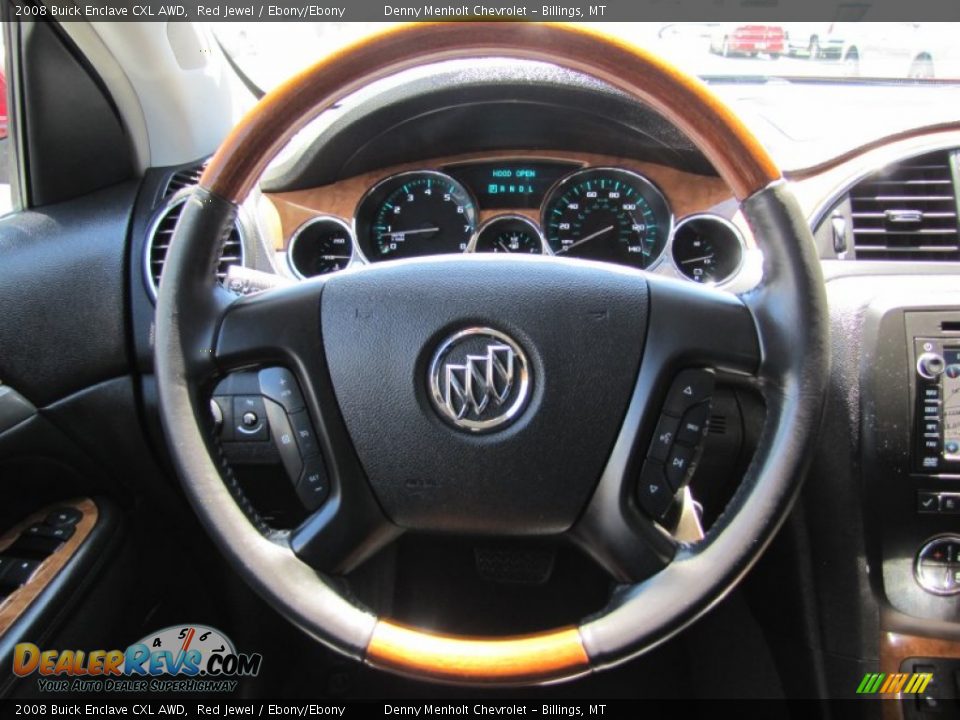 2008 Buick Enclave CXL AWD Red Jewel / Ebony/Ebony Photo #6