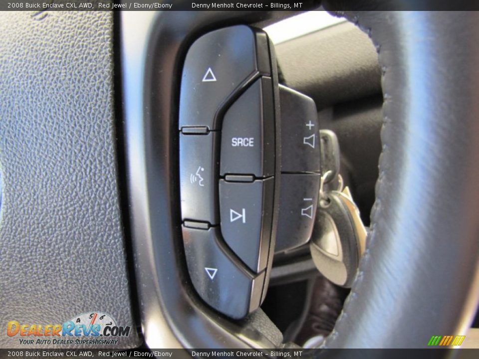 2008 Buick Enclave CXL AWD Red Jewel / Ebony/Ebony Photo #8